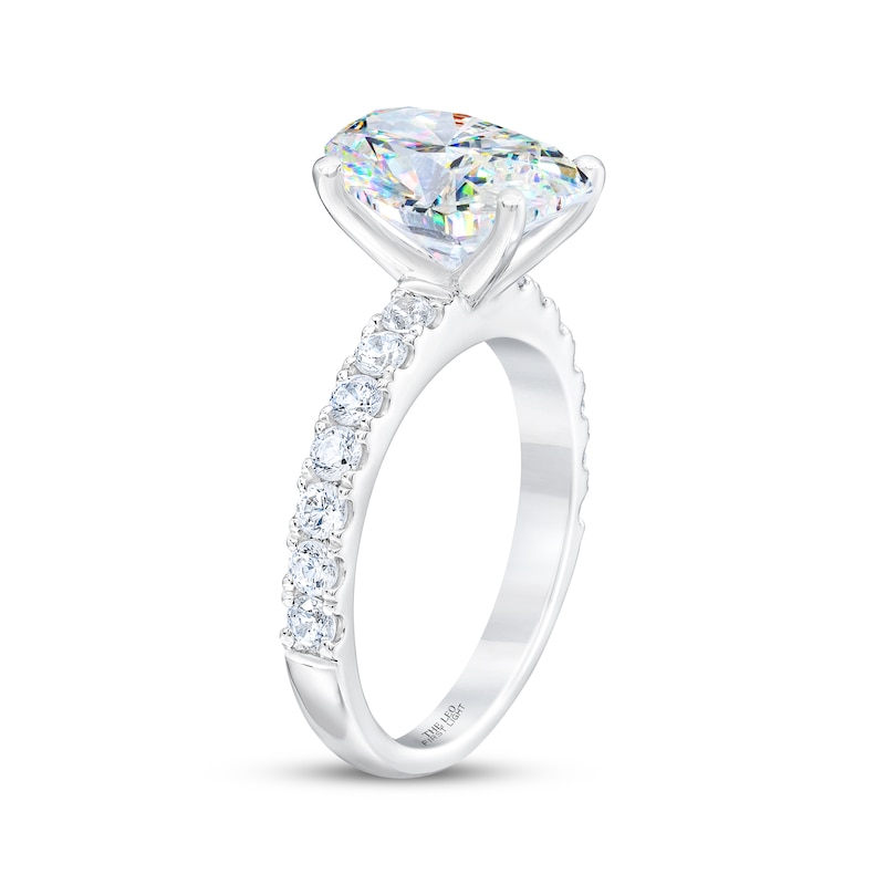 Main Image 2 of THE LEO First Light Diamond Oval-Cut Engagement Ring 3-1/2 ct tw 14K White Gold