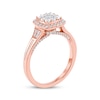 Thumbnail Image 2 of Now + Forever Round-Cut Diamond Halo Engagement Ring 3/4 ct tw 14K Rose Gold