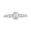 Thumbnail Image 3 of Emerald-Cut Diamond Engagement Ring 1/2 ct tw 10K White Gold