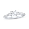 Thumbnail Image 1 of Memories Moments Magic Princess-Cut Diamond Engagement Ring 3/4 ct tw 14K White Gold