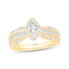 Thumbnail Image 1 of Marquise-Cut Diamond Engagement Ring 7/8 ct tw 10K Yellow Gold