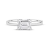 Thumbnail Image 3 of Lab-Grown Diamonds by KAY Emerald-Cut Solitaire Engagement Ring 1-1/2 ct tw 14K White Gold (F/SI2)