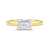 Thumbnail Image 3 of Lab-Grown Diamonds by KAY Emerald-Cut Solitaire Engagement Ring 1-1/2 ct tw 14K Yellow Gold (F/SI2)