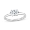 Thumbnail Image 0 of Lab-Grown Diamonds by KAY Oval-Cut Solitaire Engagement Ring 1 ct tw 14K White Gold (F/SI2)