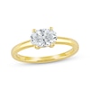 Thumbnail Image 1 of Lab-Grown Diamonds by KAY Oval-Cut Solitaire Engagement Ring 1 ct tw 14K Yellow Gold (F/SI2)