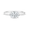 Thumbnail Image 3 of Lab-Grown Diamonds by KAY Oval-Cut Solitaire Engagement Ring 1-1/2 ct tw 14K White Gold (F/SI2)