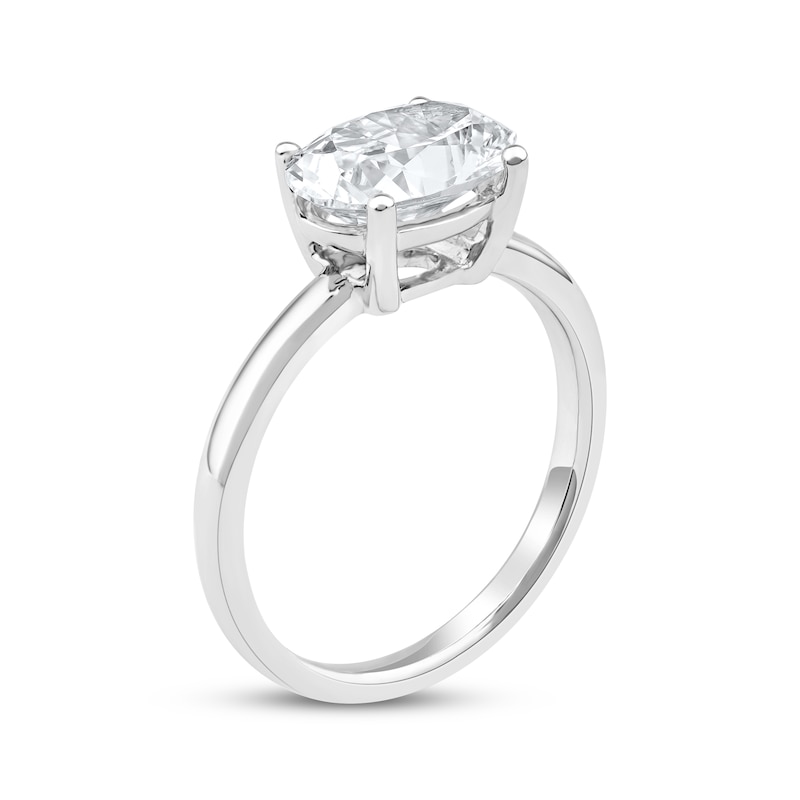 Main Image 2 of Lab-Grown Diamonds by KAY Oval-Cut Solitaire Engagement Ring 2 ct tw 14K White Gold (F/SI2)