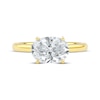 Thumbnail Image 2 of Lab-Grown Diamonds by KAY Oval-Cut Solitaire Engagement Ring 2 ct tw 14K Yellow Gold (F/SI2)