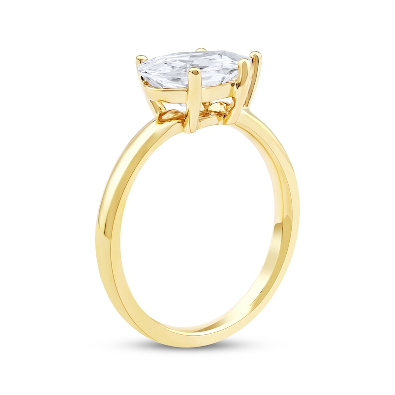 Lab-Created Diamonds by KAY Pear-Shaped Solitaire Engagement Ring 2 ct ...