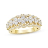 Thumbnail Image 1 of Lab-Grown Diamonds by KAY Scalloped Anniversary Ring 1-1/4 ct tw 14K Yellow Gold