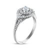 Thumbnail Image 2 of Round-Cut Diamond Halo Engagement Ring 3/4 ct tw 14K White Gold