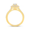 Thumbnail Image 3 of Diamond Starburst Halo Engagement Ring 7/8 ct tw 14K Yellow Gold