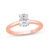 Thumbnail Image 1 of Lab-Grown Diamonds by KAY Oval-Cut Engagement Ring 3/4 ct tw 14K Rose Gold (F/SI2)