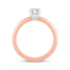 Thumbnail Image 3 of Lab-Grown Diamonds by KAY Oval-Cut Engagement Ring 3/4 ct tw 14K Rose Gold (F/SI2)