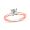 Thumbnail Image 1 of Now + Forever Lab-Grown Diamonds Princess-Cut Solitaire Engagement Ring 3/4 ct tw 14K Rose Gold (F/SI2)