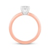 Thumbnail Image 3 of Now + Forever Lab-Grown Diamonds Princess-Cut Solitaire Engagement Ring 3/4 ct tw 14K Rose Gold (F/SI2)