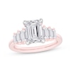 Thumbnail Image 1 of Lab-Grown Diamonds by KAY Emerald-Cut Engagement Ring 2-5/8 ct tw 14K Rose Gold