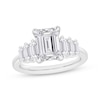 Thumbnail Image 1 of Lab-Grown Diamonds by KAY Emerald-Cut Engagement Ring 2-5/8 ct tw 14K White Gold