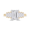 Thumbnail Image 3 of Lab-Grown Diamonds by KAY Emerald-Cut Engagement Ring 2-5/8 ct tw 14K Yellow Gold