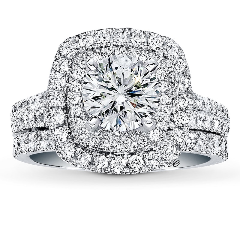 Neil Lane Round Diamond Bridal Set 2-3/8ct tw 14K White Gold