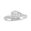 Thumbnail Image 1 of Round-Cut Diamond Bypass Engagement Ring 5/8 ct tw 14K White Gold