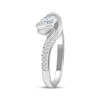 Thumbnail Image 2 of Round-Cut Diamond Bypass Engagement Ring 5/8 ct tw 14K White Gold