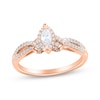 Thumbnail Image 0 of Marquise-Cut Diamond Engagement Ring 1/2 ct tw 14K Rose Gold