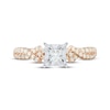 Thumbnail Image 3 of Princess-Cut Diamond Engagement Ring 1/2 ct tw 14K Two-Tone Gold