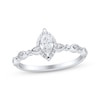 Thumbnail Image 0 of Marquise-Cut Diamond Engagement Ring 1/2 ct tw 14K White Gold