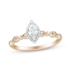 Thumbnail Image 1 of Marquise-Cut Diamond Engagement Ring 1/2 ct tw 14K Two-Tone Gold