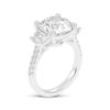 Thumbnail Image 2 of Memories Moments Magic Lab-Grown Diamonds by KAY Round-Cut Engagement Ring 6 ct tw 14K White Gold