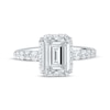 Thumbnail Image 2 of Lab-Grown Diamonds by KAY Emerald-Cut Engagement Ring 3-3/4 ct tw 14K White Gold