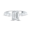 Thumbnail Image 3 of Lab-Grown Diamonds by KAY Emerald-Cut Engagement Ring 2-1/2 ct tw 14K White Gold