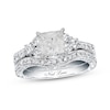 Thumbnail Image 0 of Neil Lane Princess-cut Diamond Bridal Set 1-3/4ct tw 14K White Gold Size 4.5