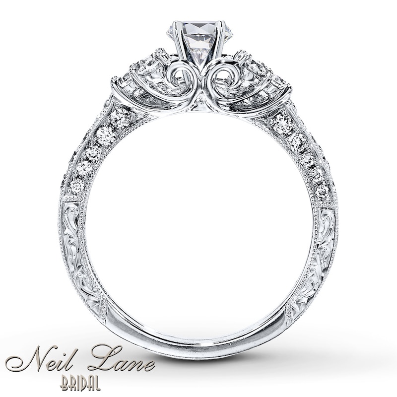 Neil Lane Princess-cut Diamond Bridal Set 1-3/4ct tw 14K White Gold Size 4.5
