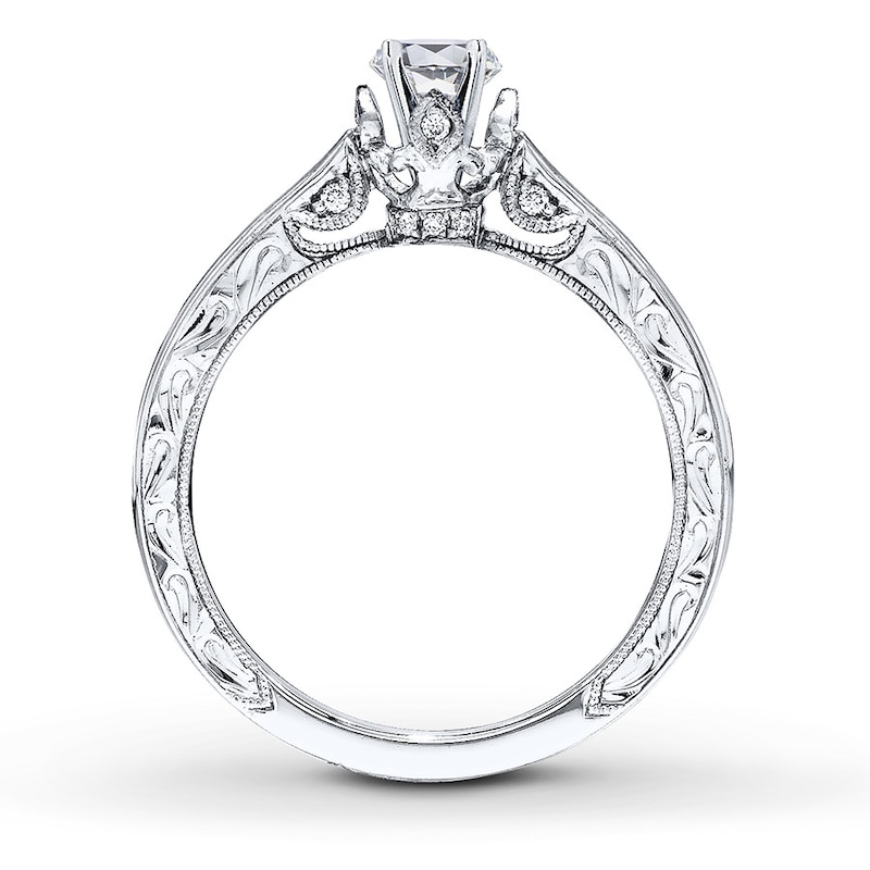 Main Image 2 of Neil Lane Princess-cut Diamond Engagement Ring 1 ct tw 14K White Gold