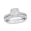 Thumbnail Image 0 of Neil Lane Princess-cut Diamond Bridal Set 1-1/2ct tw 14K White Gold Size 5