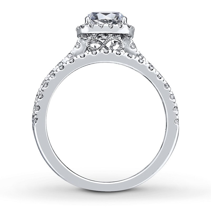 Neil Lane Princess-cut Diamond Bridal Set 1-1/2ct tw 14K White Gold Size 5