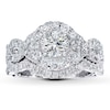 Thumbnail Image 1 of Neil Lane Round Diamond Bridal Set 2ct tw 14K White Gold