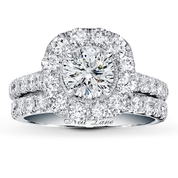 Neil Lane Round Diamond Bridal Set 3-3/8ct tw 14K White Gold