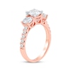 Thumbnail Image 2 of Lab-Grown Diamonds by KAY Round-Cut Three-Stone Engagement Ring 2 ct tw 14K Rose Gold