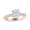 Thumbnail Image 1 of Round-Cut Diamond Engagement Ring 1-3/4 ct tw 14K Rose Gold