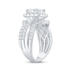 Thumbnail Image 1 of Princess-Cut Diamond Quad Halo Engagement Ring 2 ct tw 14K White Gold