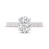 Thumbnail Image 2 of Lab-Created Diamonds by KAY Oval-Cut Engagement Ring 2-1/2 ct tw 14K Rose Gold