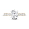 Thumbnail Image 2 of Lab-Created Diamonds by KAY Oval-Cut Engagement Ring 2-1/2 ct tw 14K Yellow Gold