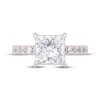 Thumbnail Image 3 of Now + Forever Lab-Grown Diamonds Princess-Cut Engagement Ring 3-7/8 ct tw 14K Rose Gold