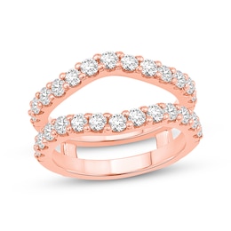 Now + Forever Lab-Grown Diamonds Enhancer Ring 1-1/2 ct tw 14K Rose Gold