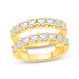 Lab-Grown Diamonds by KAY Enhancer Ring 2 ct tw 14K Yellow Gold