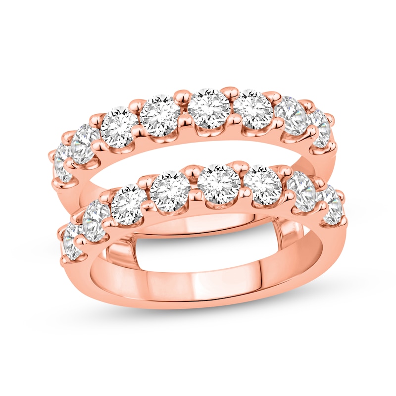 Main Image 1 of Lab-Grown Diamonds by KAY Enhancer Ring 2 ct tw 14K Rose Gold