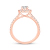 Thumbnail Image 3 of Lab-Grown Diamonds by KAY Round-Cut Halo Engagement Ring 1-1/4 ct tw 14K Rose Gold